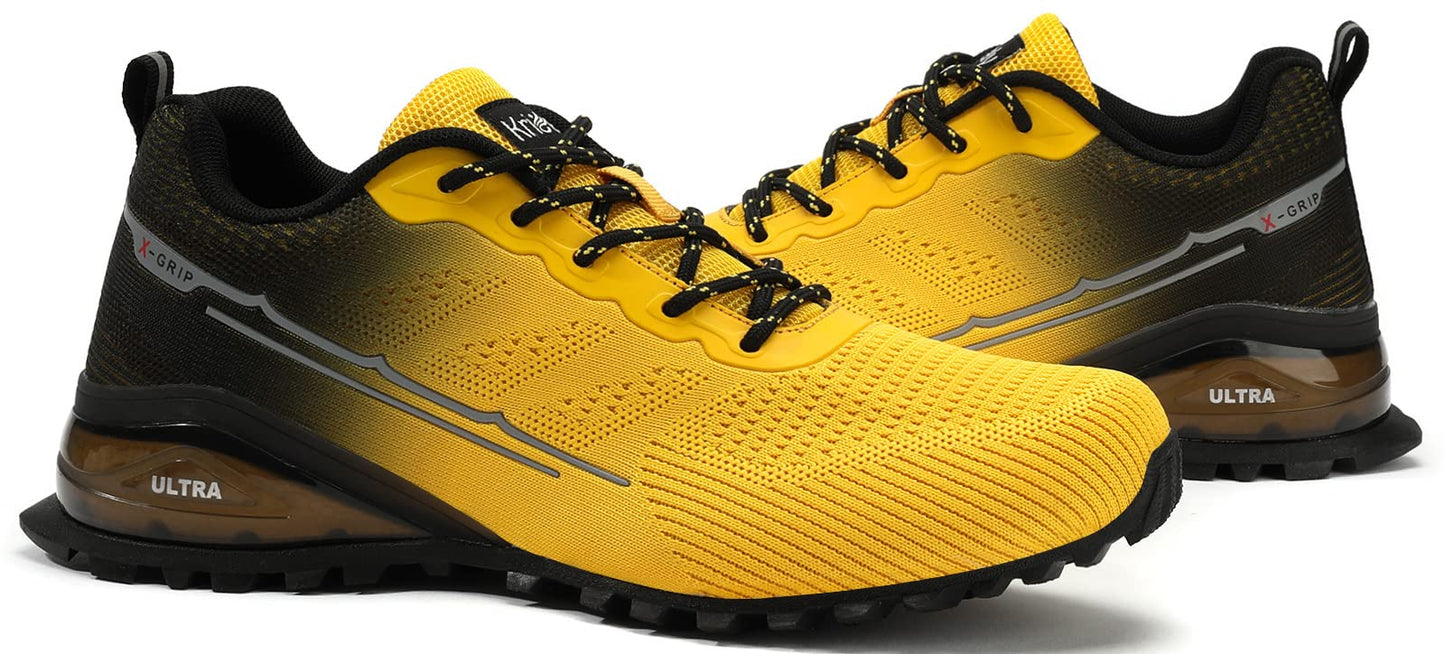 Men's Trail Running Shoes Fashion Walking Hiking Sneakers for Men Tennis