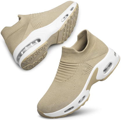 Womens Walking Shoes Slip on Sock Sneakers