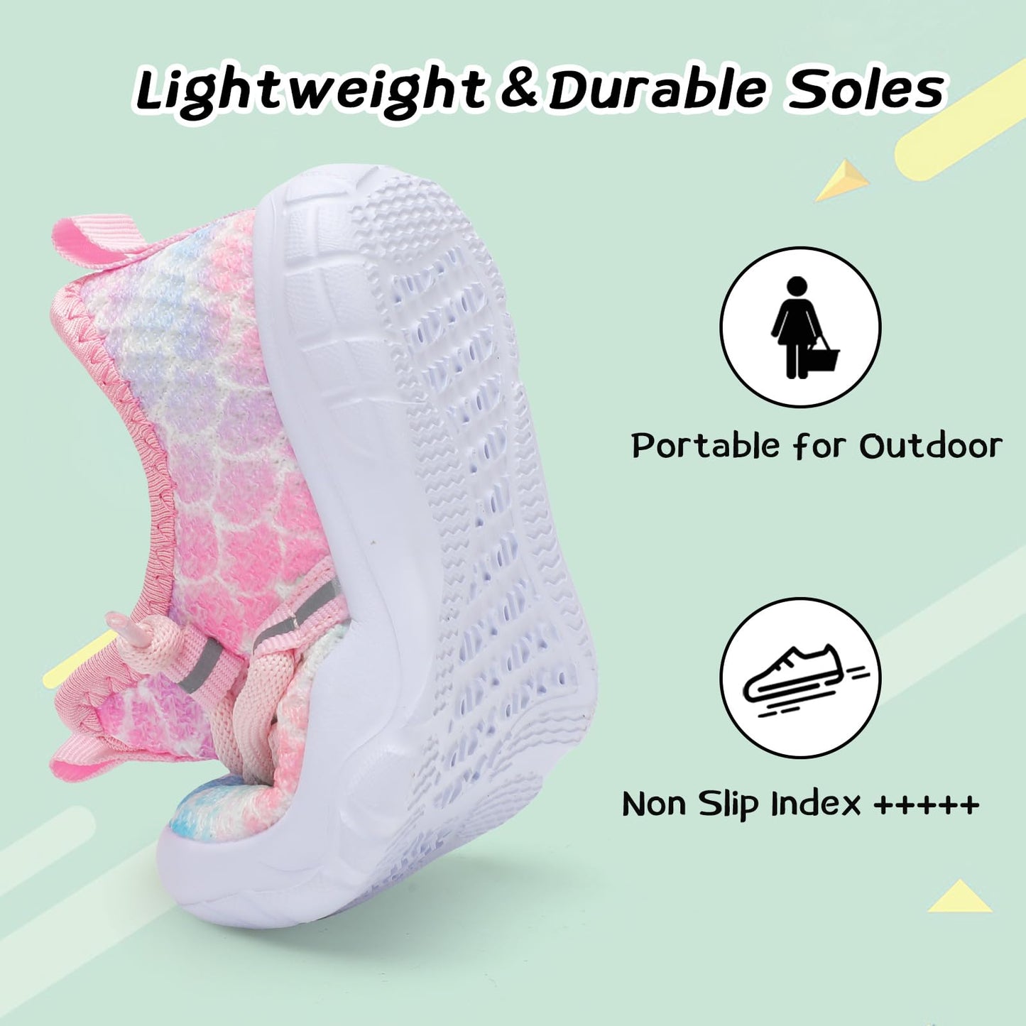 Toddler Shoes Boys Girls Barefoot Shoes Kids Breathable Walking Running Shoe
